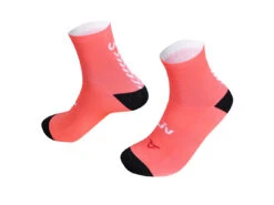 Chaussettes Liv Custom -Magasin De Vélo CustomSocks Coral Front