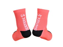 Chaussettes Liv Custom -Magasin De Vélo CustomSocks Coral Rear