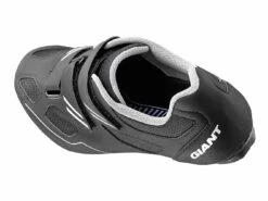 Chaussures Bolt -Magasin De Vélo GIANT BOLT ROAD SHOE BLACK SILVER ANGLE
