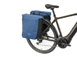 Paire De Sacoches Latérales Arrière Mik Bleu/noir L -Magasin De Vélo Transporter MIK Pannier Bag L Blue 430000137 7