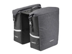 Paire De Sacoches Latérales Arrière Mik Bleu/noir L -Magasin De Vélo Transporter MIK Pannier Bag L Grey 430000138 2