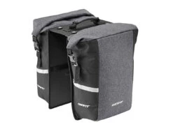 Paire De Sacoches Latérales Arrière Mik Bleu/noir -Magasin De Vélo Transporter MIK Pannier Bag M Grey 430000136 2